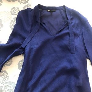 Blue lightweight blouse